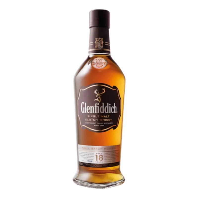 Glenfiddich single malt 18yrs whisky 75cl. free delivery in Amman. Premium Whiskey in amman
